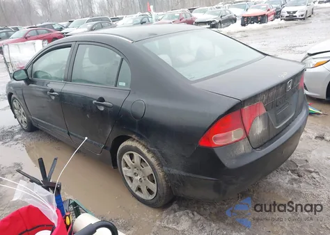 2007 Honda Civic Lx z USA, uszkodzony, nr VIN 2HGFA165X7H309210